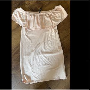 Cotton On stretchy off shoulder jersey dress